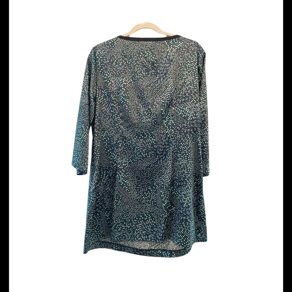 MICHAEL Kors 10p women’s top blue green with gems - Picture 3 of 3